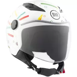 BHR 838 CHILDREN Pencil White Jet Motorcycle Мотошлем
