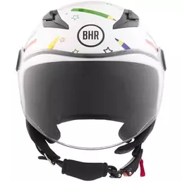 BHR 838 CHILDREN Pencil White Jet Motorcycle Мотошлем