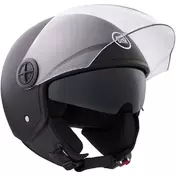 BHR 840 DUAL SHIELD Jet Motorcycle Мотошлем Matt Black