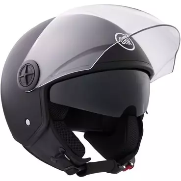 BHR 840 DUAL SHIELD Jet Motorcycle Мотошлем Matt Black