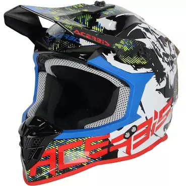 Acerbis LINEAR 2206 White Black Moto Cross Мотошлем
