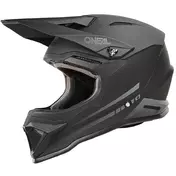 Motocross Мотошлем Kids Enduro Oneal 1SRS SOLID Black Matt