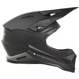 Motocross Мотошлем Kids Enduro Oneal 1SRS SOLID Black Matt
