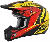 Moto Cross Enduro Мотошлем Afx FX-17 Factor Complex Black Red Yellow