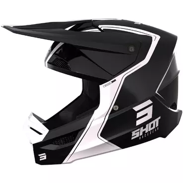 Moto Cross Enduro Мотошлем Shot FURIOUS REFLEX Glossy Black