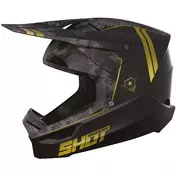 Moto Cross Enduro Мотошлем Shot FURIOUS Army Matt Gold