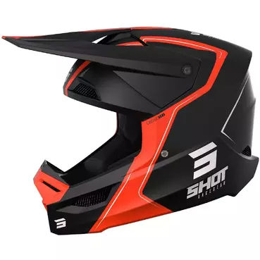 Moto Cross Enduro Мотошлем Shot FURIOUS REFLEX Matt Orange