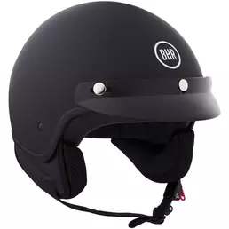 BHR 839 3 BUTTON Jet Motorcycle Мотошлем Matt Black