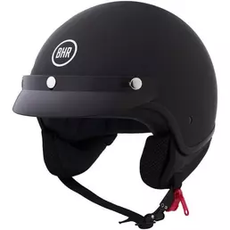 BHR 839 3 BUTTON Jet Motorcycle Мотошлем Matt Black