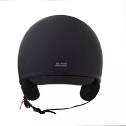 BHR 839 3 BUTTON Jet Motorcycle Мотошлем Matt Black
