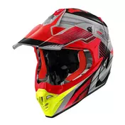 Givi 60.1 FRESH Cross Enduro Motorcycle Мотошлем Red Black Titanium