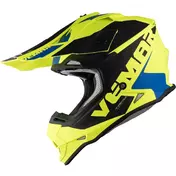 Moto Cross Enduro Мотошлем Vemar VH Taku Blade Yellow Fluo Black
