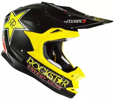 Casco Moto Cross Enduro Just 1 J32 Pro Rockstar Matt