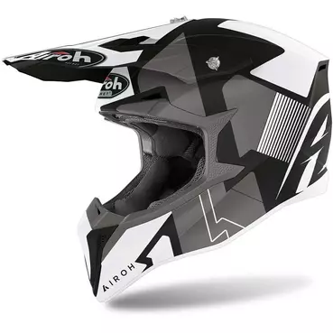 Cross Enduro Motorcycle Мотошлем Airoh WRAAP Raze Matt Black