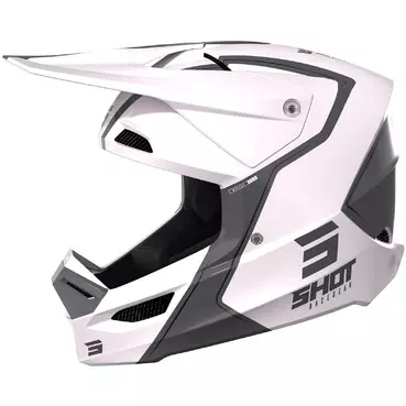 Moto Cross Enduro Мотошлем Shot FURIOUS REFLEX Glossy White