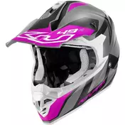 Kappa KV49 R GREAT Cross Motorcycle Мотошлем Matt Black Pink