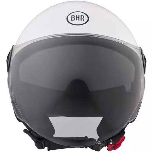 BHR 840 DUAL SHIELD White Motorcycle Jet Мотошлем