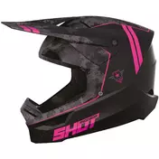 Moto Cross Enduro Мотошлем Shot FURIOUS Army Matt Pink