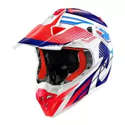 Givi 60.1 FRESH Cross Enduro Motorcycle Мотошлем Red Blue White