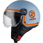 NZI Capital Vision open face helmet Matt Wilder Blue