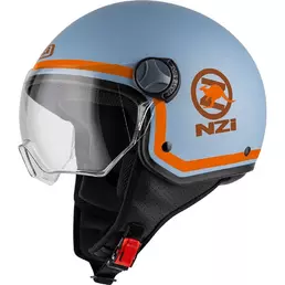 NZI Capital Vision open face helmet Matt Wilder Blue