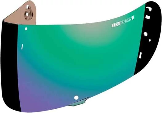 Визор Optics для шлема Icon зеленый зеркальный (Airmada, Airframe Pro, Airform) IC-04