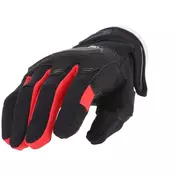 Acerbis CE X-STREET Summer Fabric Motorcycle мотоперчатки Black Red