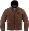 Icon 1000 Hood коричневая мотокуртка