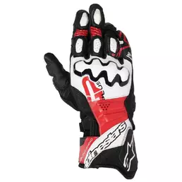 ALPINESTARS GP Plus R V3 leather gloves Black / White / Bright Red