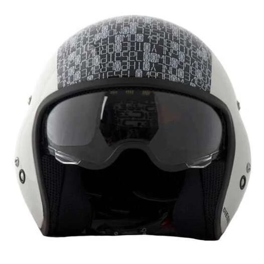 Diesel Hi-jack Cool Digit белый/черный мотошлем