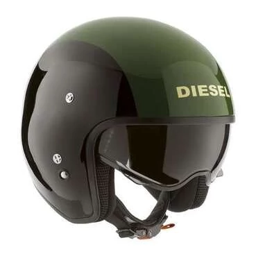Diesel Hi-jack черно-зеленый мотошлем