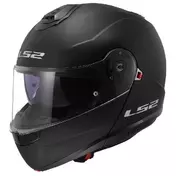 LS2 FF908 Strobe II Modular Helmet # Matt Black