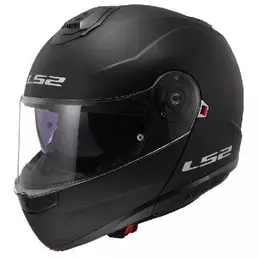 LS2 FF908 Strobe II Modular Helmet # Matt Black