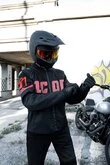 Icon Anthem 3 Red мотоперчатки красные