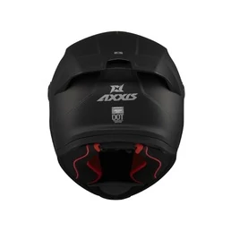 AXXIS FF132 Fenix Solid A1 Matt Black мотошлем черный матовый