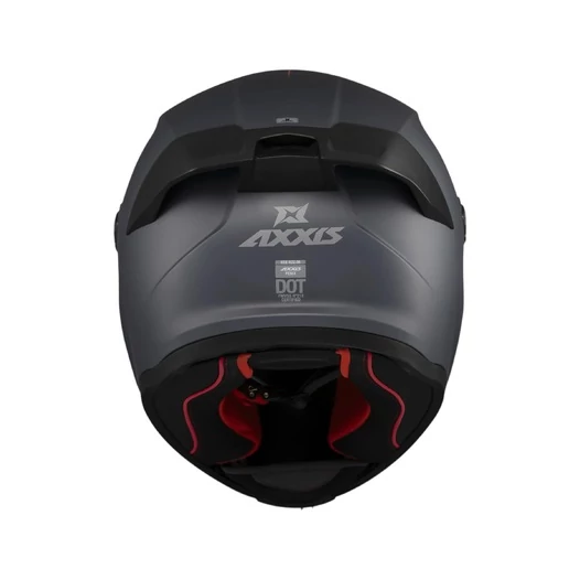 AXXIS FF132 Fenix Solid A12 Matt Gray мотошлем серый матовый