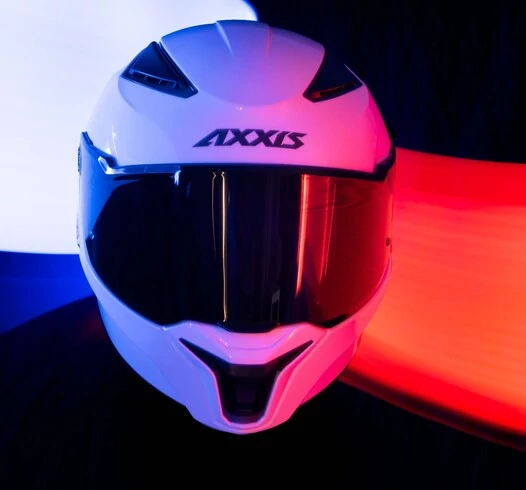 AXXIS FF130SV Panther SV Solid Gloss White мотошлем белый