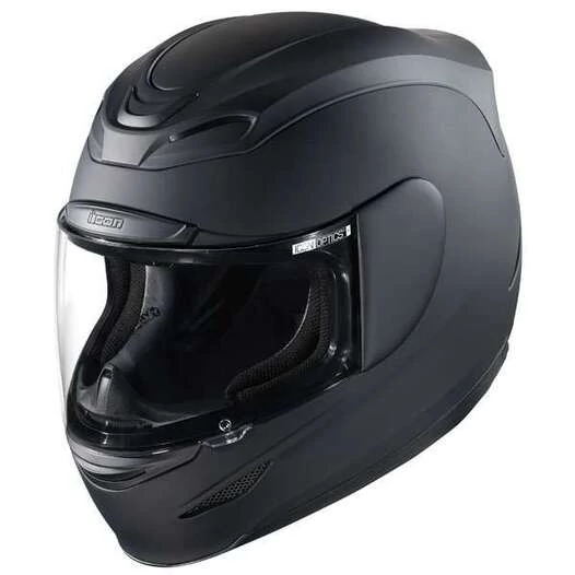 Icon Airmada Rubatone черный матовый мотошлем