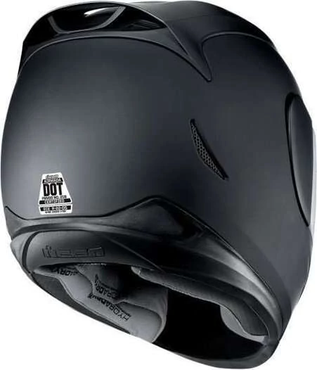 Icon Airmada Rubatone черный матовый мотошлем