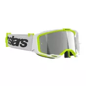 ALPINESTARS Vision 8 Wordmark off-road goggles White / Yellow Fluo