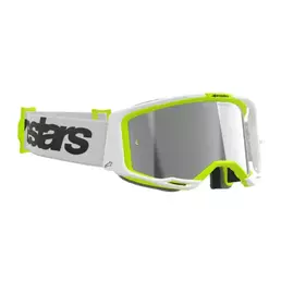 ALPINESTARS Vision 8 Wordmark off-road goggles White / Yellow Fluo