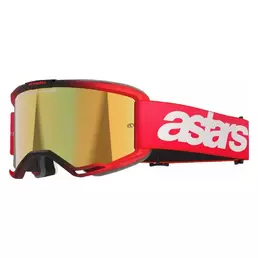 ALPINESTARS Vision 5 Blaze off-road goggles Red / Mirror Gold