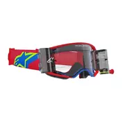 ALPINESTARS Supertech Corp off-road goggles with roll-off system Красно-синий