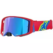 ALPINESTARS Supertech Corp off-road goggles Красно-синий