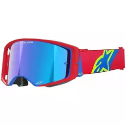 ALPINESTARS Supertech Corp off-road goggles Красно-синий