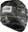 Icon Airframe Statistic черный матовый мотошлем