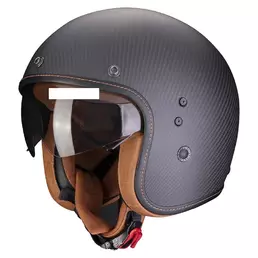 SCORPION Belfast Carbon EVO open face helmet Черный