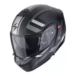 SCORPION EXO-930 EVO Ardens modular helmet Matt Black / Silver