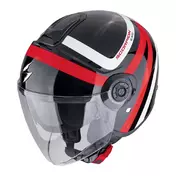 SCORPION EXO-City II Riva open face helmet Красно-черный