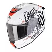 SCORPION EXO-JNR Air Boum junior full face helmet Черно-белый
